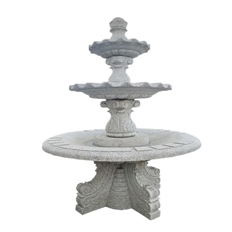 White marble stone fountain for sale foinse customized garden waterfalls for sale hand-carved beige marble water fountain