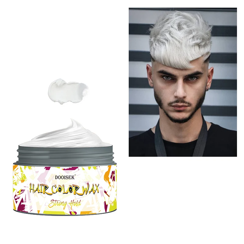 Professional Salon Barbershop Custom 9 Colors Hair Care Styling Hair Dye Lightness Clay Temporary Cream Gel Hair Color Wax Paste