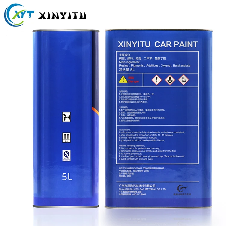 
high thick film smooth mirror effect car paint hardener automotive varnish 