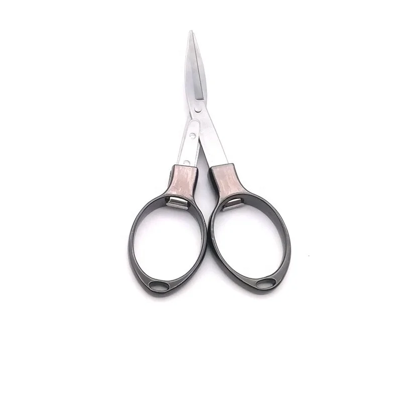 TOPLY shear Folding fishing scissors stainless steel scissors The portable travel