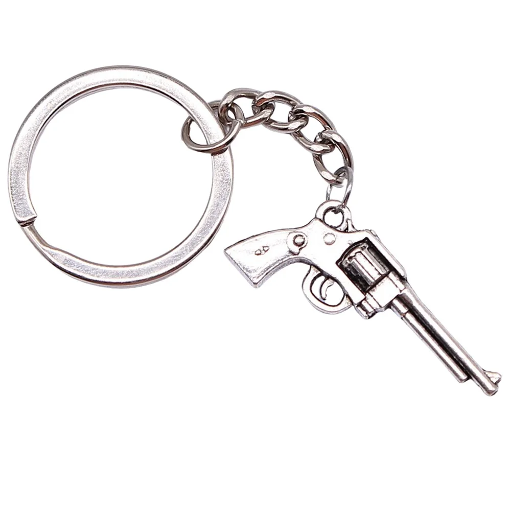 Wholesale in bulk Custom toy guns Key Chain Metal Keyring Zinc Alloy Key chains for Souvenir Gifts