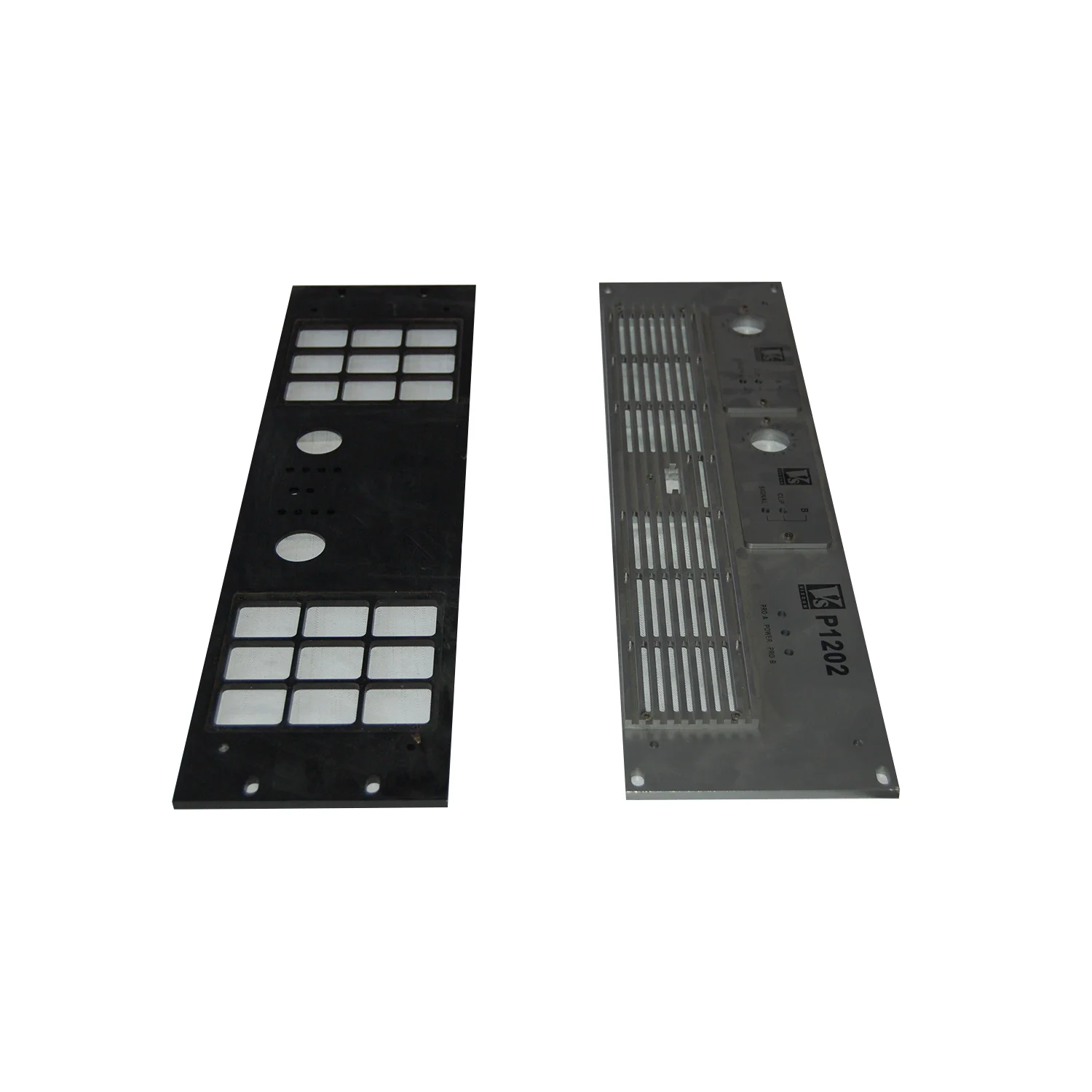 Customized 1u 1.5u 2u 3u 4u Rack Chassis Mount Aluminum Audio Plate