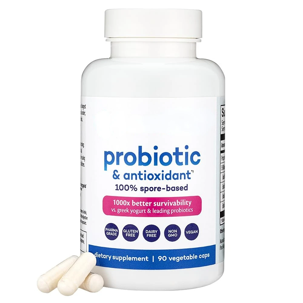 Custom Antioxiant Probiotic Capsules Female Gut Immune Support Bacillus Supplement Antioxidant Powerful Probiotics Capsule