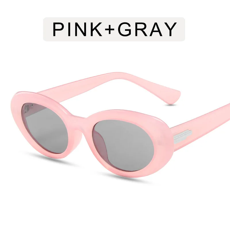 Женские солнцезащитные очки UNOC 2022 в маленькой оправе маленькие овальные кошачий глаз модные стиле хип-хоп