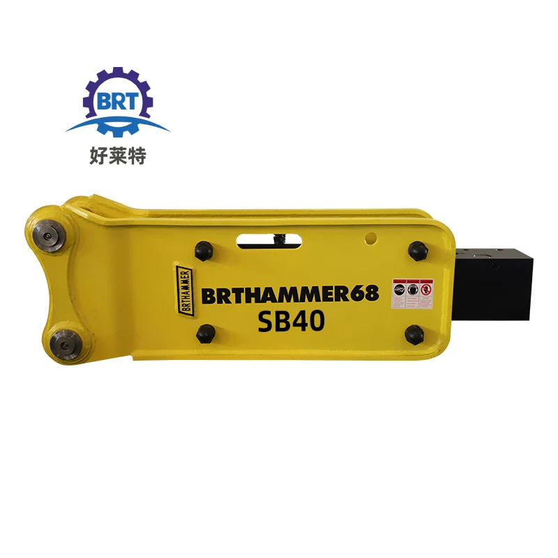 BRT680 Hydraulic Rock Hammer for 3t-7t Excavators Core PLC Components for Hitachi EX60 and Other Excavators