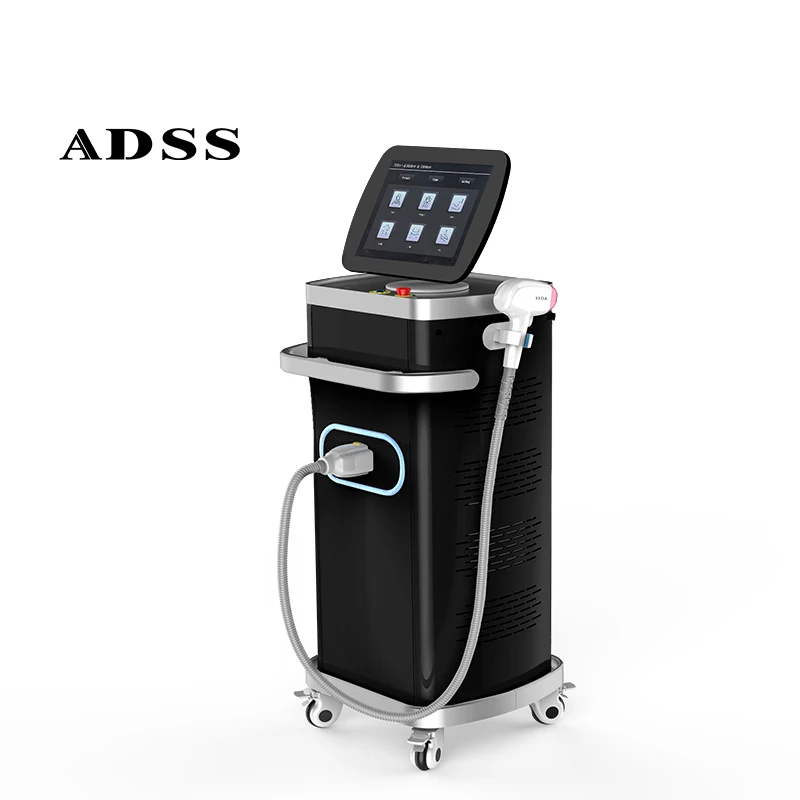 ADSS Ice Painless Depilasion Laser 755nm 808nm 940nm 1064nm Diode Laser Hair Removal Machine
