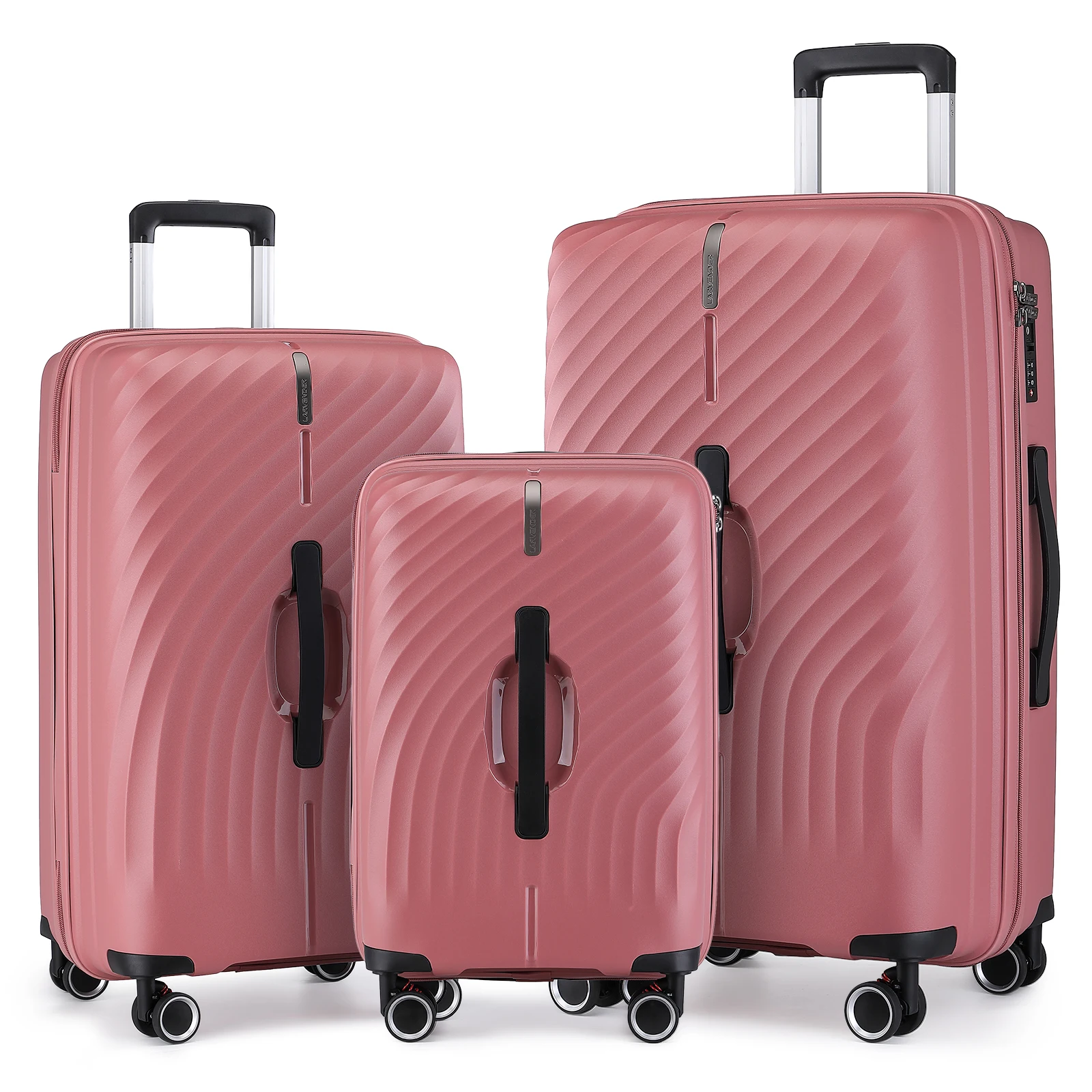 Customized Travel Luggage 20/24/28 inch 3Pcs PP Luggage Sets Trolley Case Luggage Travel Bags