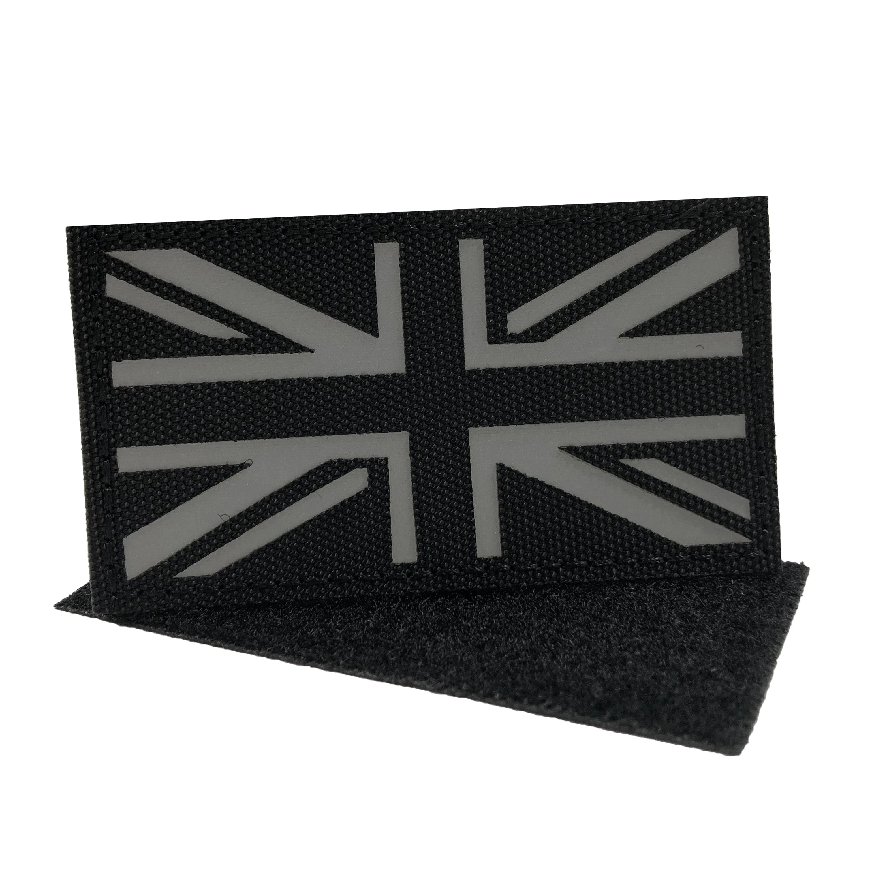 PRESS Letters Custom Infrared Reflective IR Patches Tactical 2x5 Media Laser Cut Hook Patch