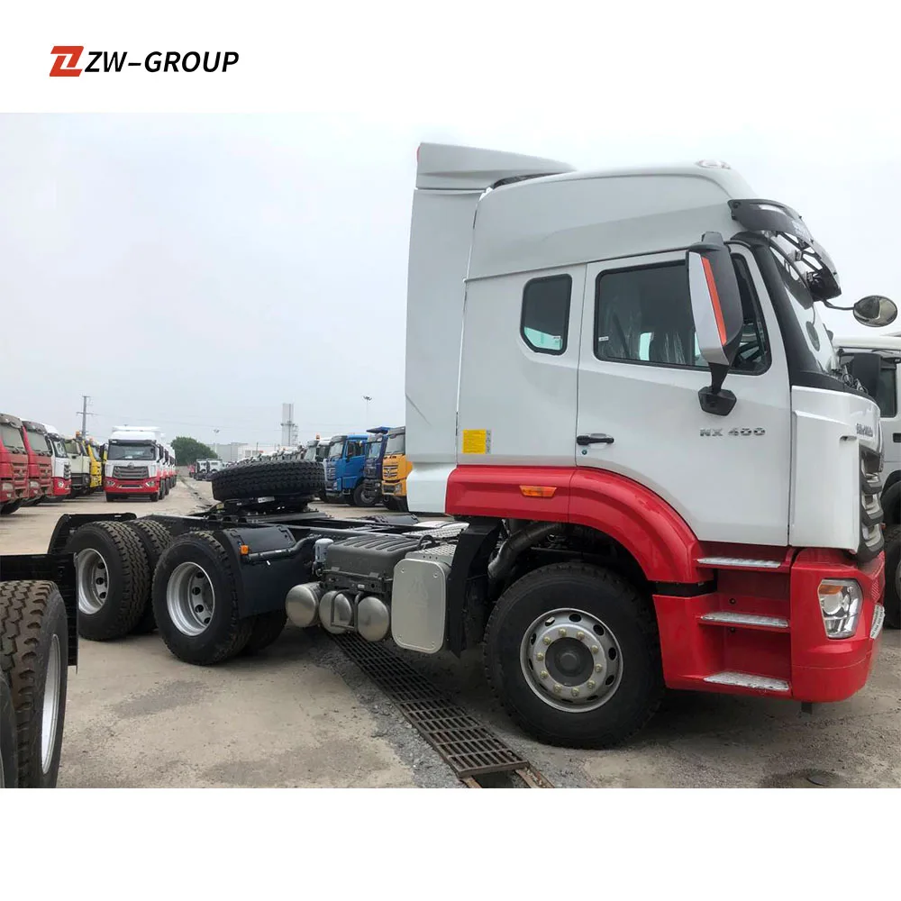new Tractor Truck Sinotruk Howo A7 T7 CNG 420 HP 6x4 Truck Trailer Head price