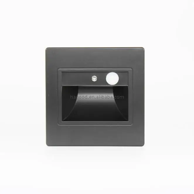 Cheap Factory Price PIR Motion Detector+ Light Sensor LED Recessed Step for Stairs Using With