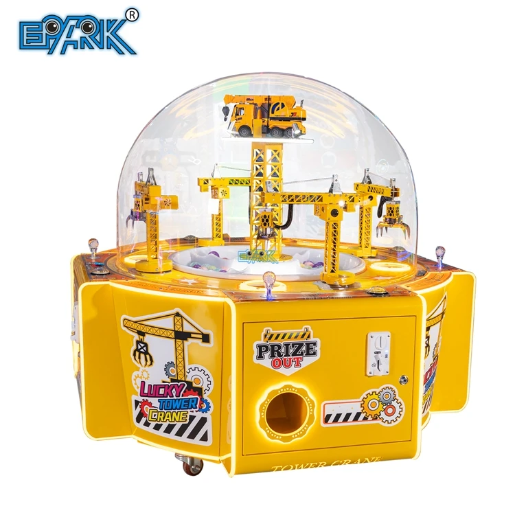 EPARK Arcade Coin Operated Kids 4 Players Gift Crane Games Machine Catch Gashapon Machine