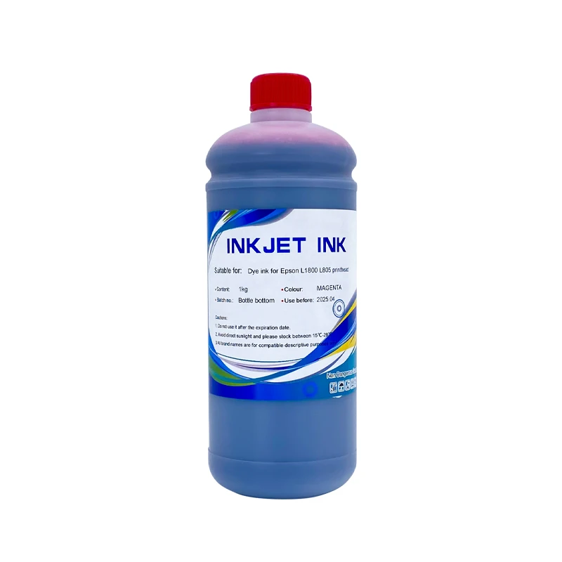Hot sales refill ink for Epson print head for desktop machine vivid color fluency printing 1kg dye ink