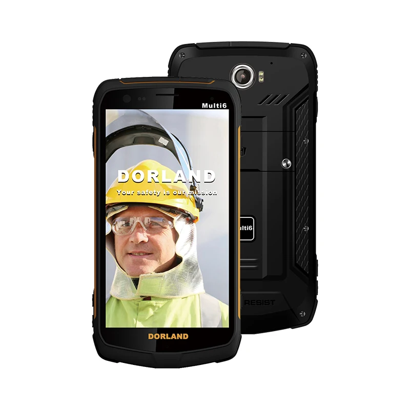 DORLAND Multi 6 Explosion-Proof Mobile Phone, IP68 Rugged Smartphone,Intrinsically Safe for Oil & Gas Industry Hazardous Area