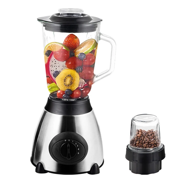 Cheap economic promotional stainless steel base table kuvings slow juicer, multifunction blender with grinder/