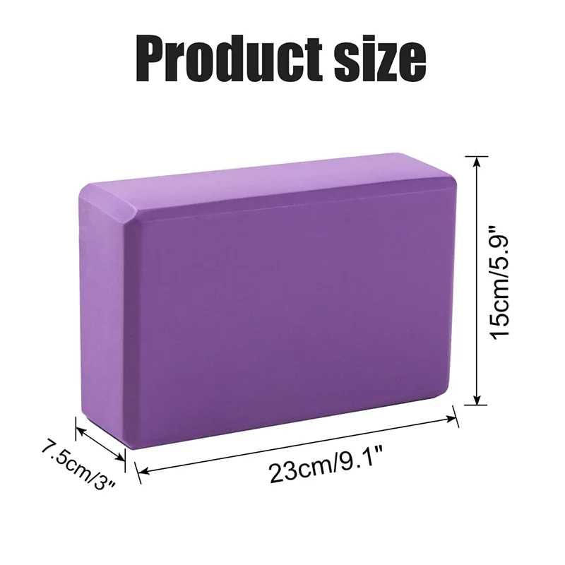 Profession manufacture Direct selling Eco Friendly high density eva foam yoga block