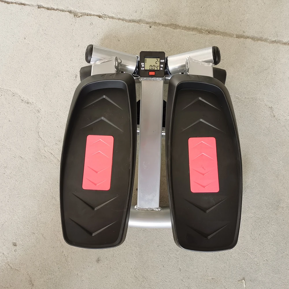 Wholesale Stationary Fitness Foot Pedal Exerciser Under Desk Mini Cycling With Handle Leg Twist Pedal Fitness Trainer