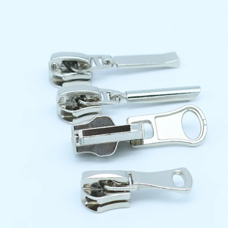 Wholesale character zipper pulls #5 metal zipper pull tab  sliders for men used clothing bags