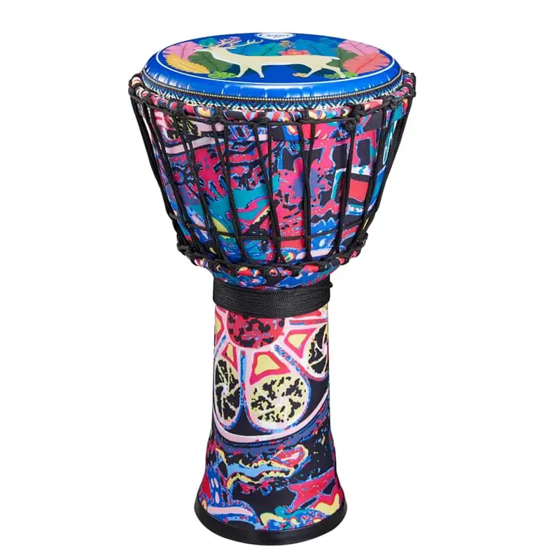 colorful PVC  Hand Percussion arabic Drum rope Djembe with rope 10inch musical toys for kids