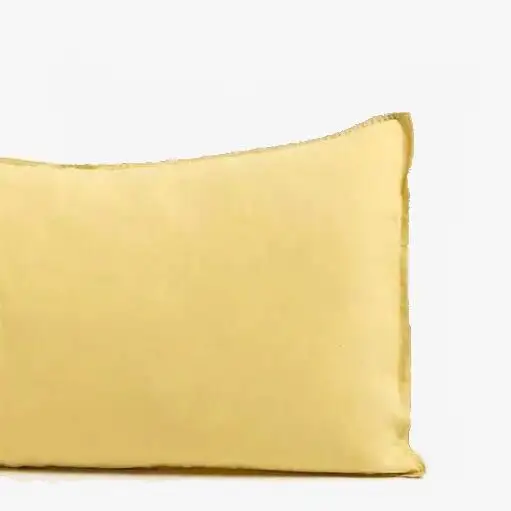 Classic Design 100% French flax linen bedding 50x70/50x90 yellow pillowcases