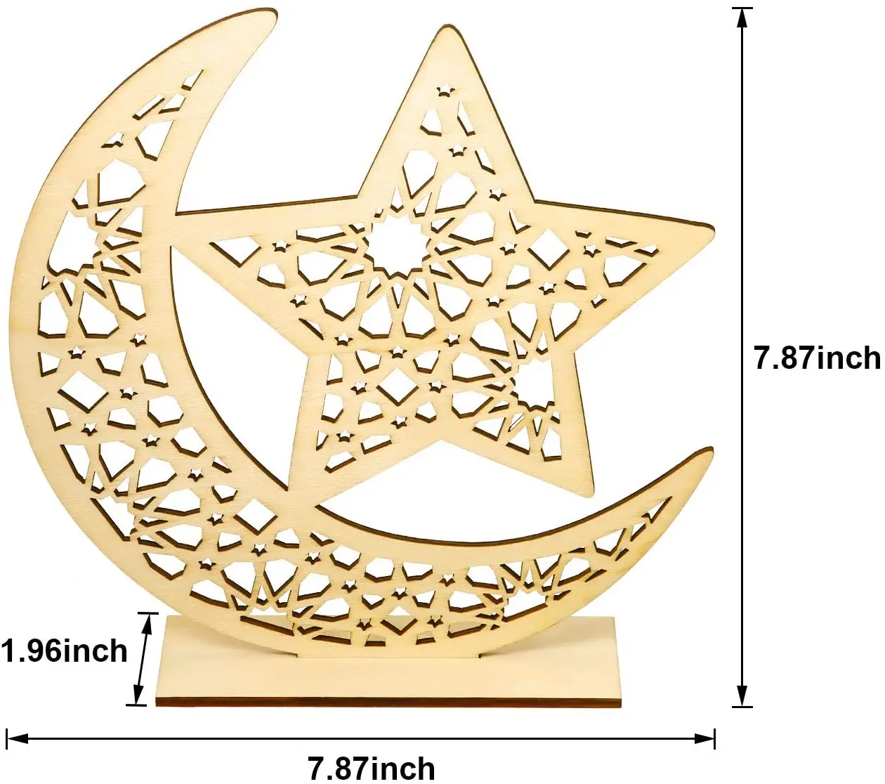 Factory Supplier New brand led decoration for muslim muslim ramadan decoration moon led decoration for muslim iftar eid festival