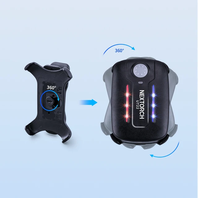 Nextorch UT22 Light led red blue traffic shoulder red and blue shell shoulder flashing led light LED Beacon Warning Lights