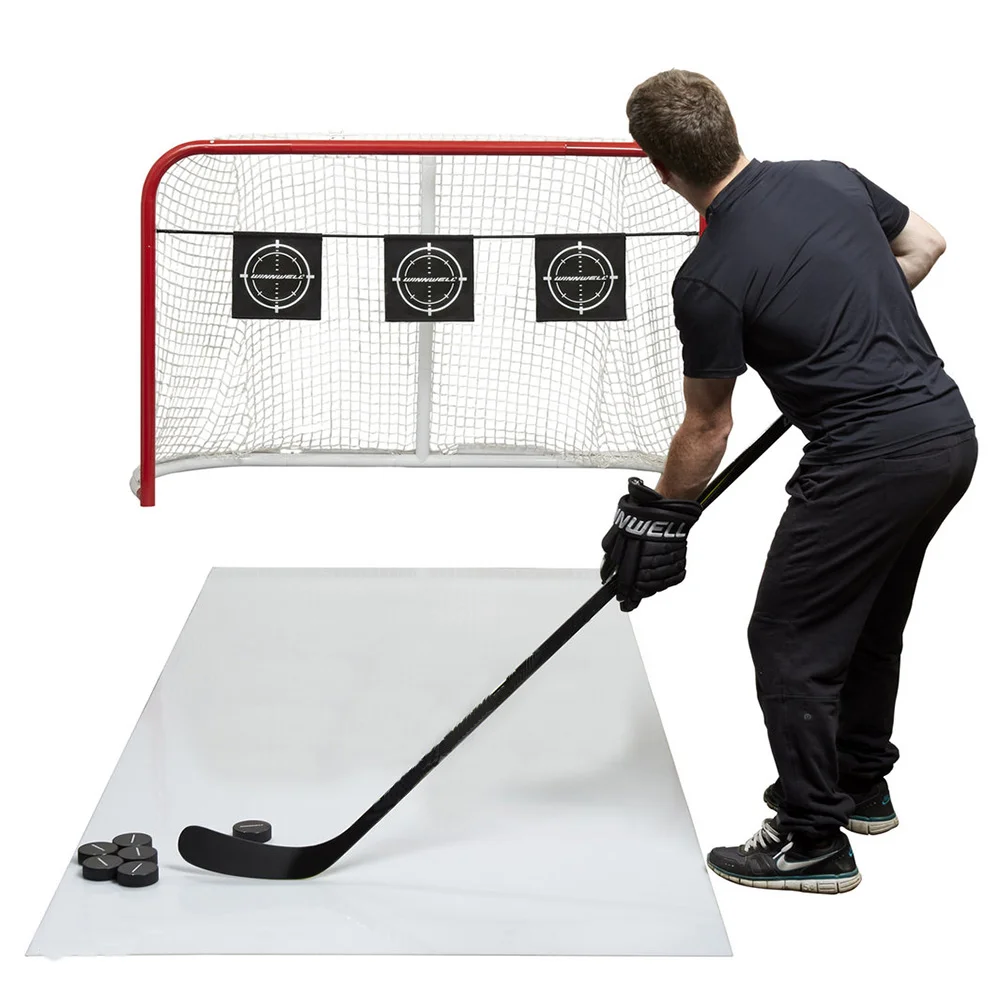 High Density Polyethylene 610mm*1220mm*5mm self lubricating ice hockey shooting pad