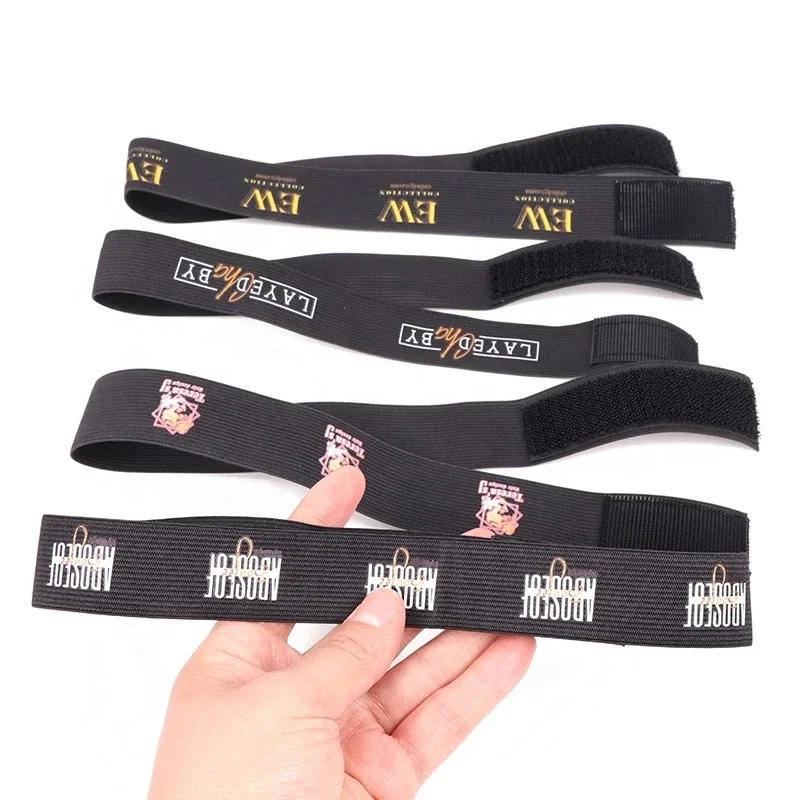 customized elastic band melt band for wigs closure frontal lace melting band to lay edges