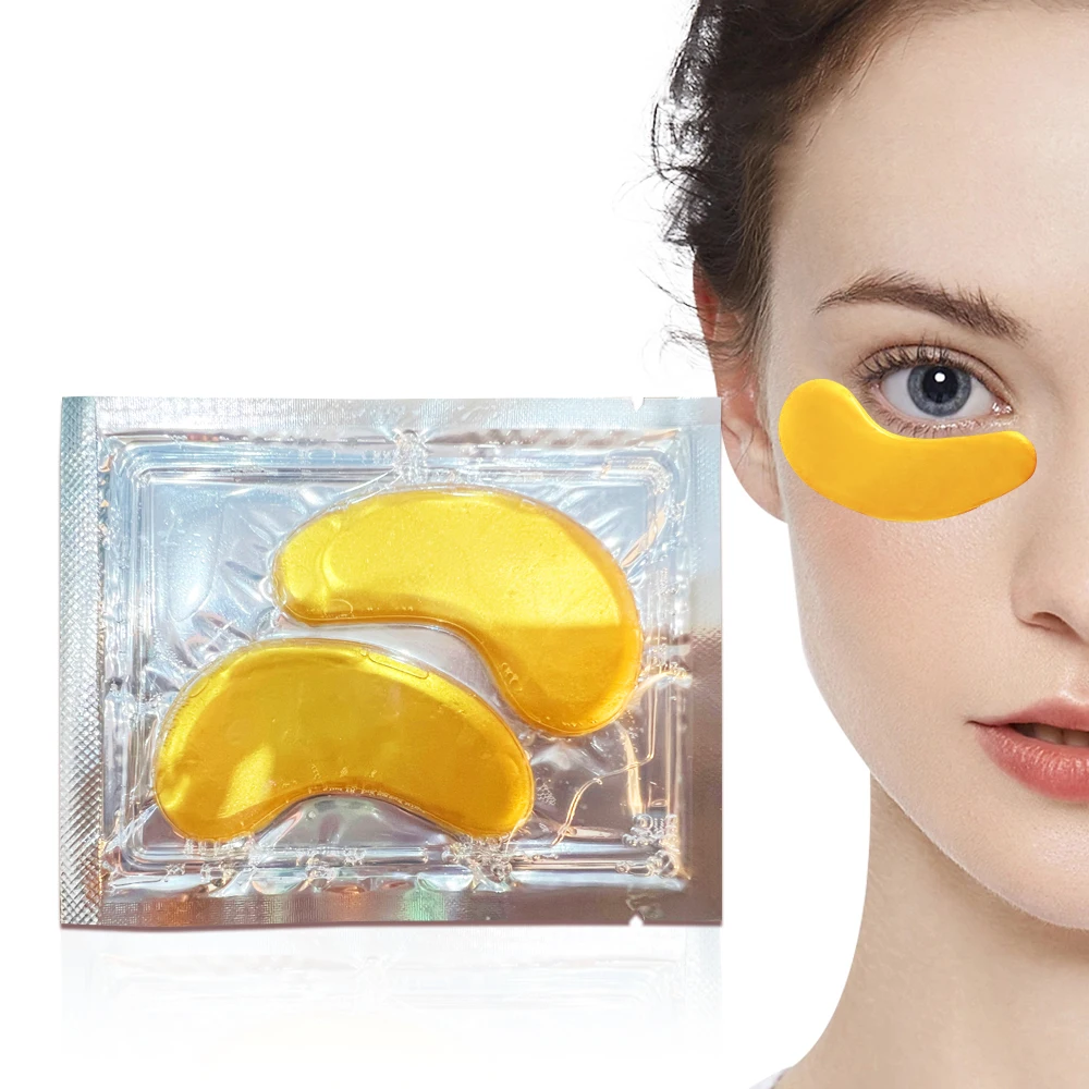 24 k gold eye gel patches mask collagen eye and lip mask gold gel eye mask gold for anti dark circle hydrogel