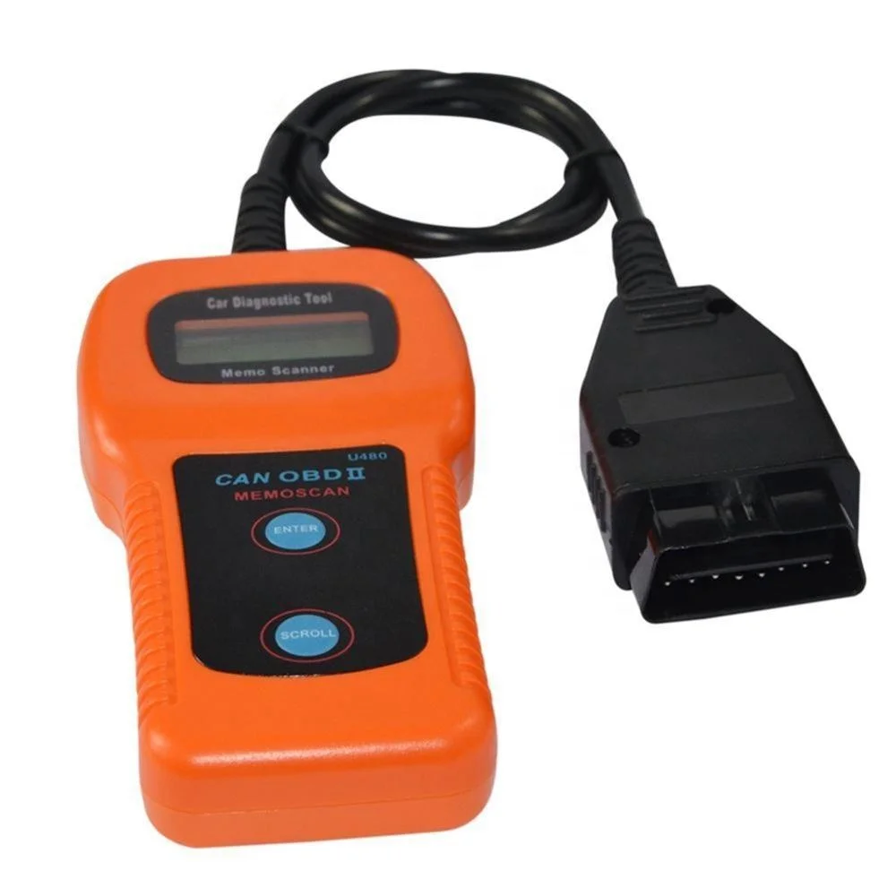 Promotion High Quality sale U480 OBD2 CAN BUS Code Scanner OBDII Engine Code Reader