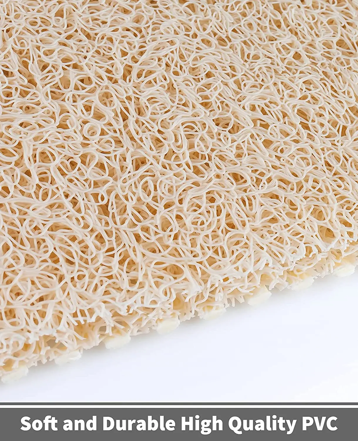 Non Slip Bath Mats Loofah Shower Mat  with Loofah Effect Comfort Bathtub Mats with Drain  PVC