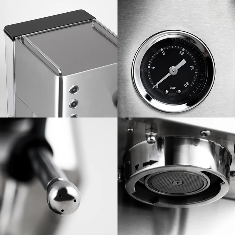 Gemilai CRM3007L Guangdong oem single cup 3 in 1 italian semi automatic coffee maker for office home