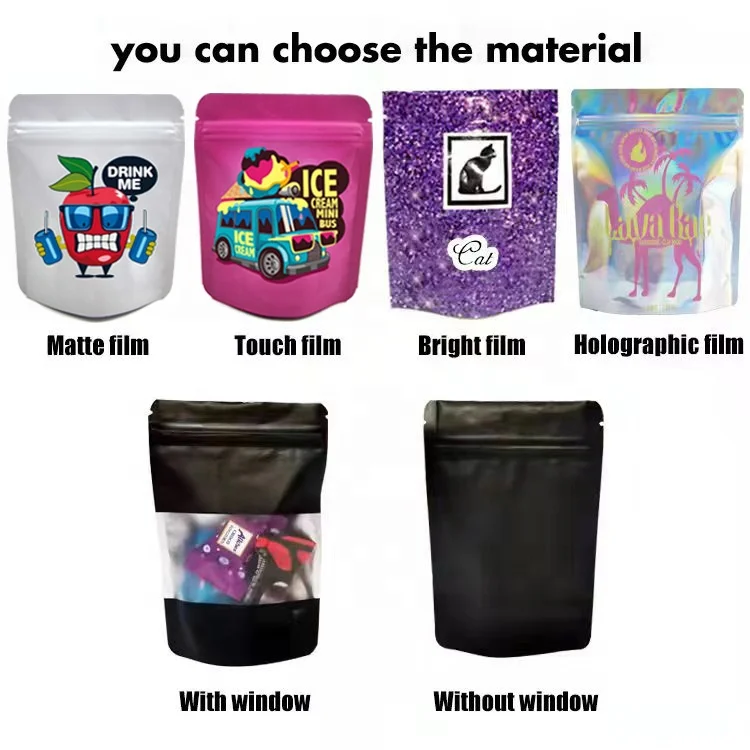 Hot Sell 23 Designs Zip Lock Mylar Bags Snacks Cheetos Chips Edibles Mylar Bags