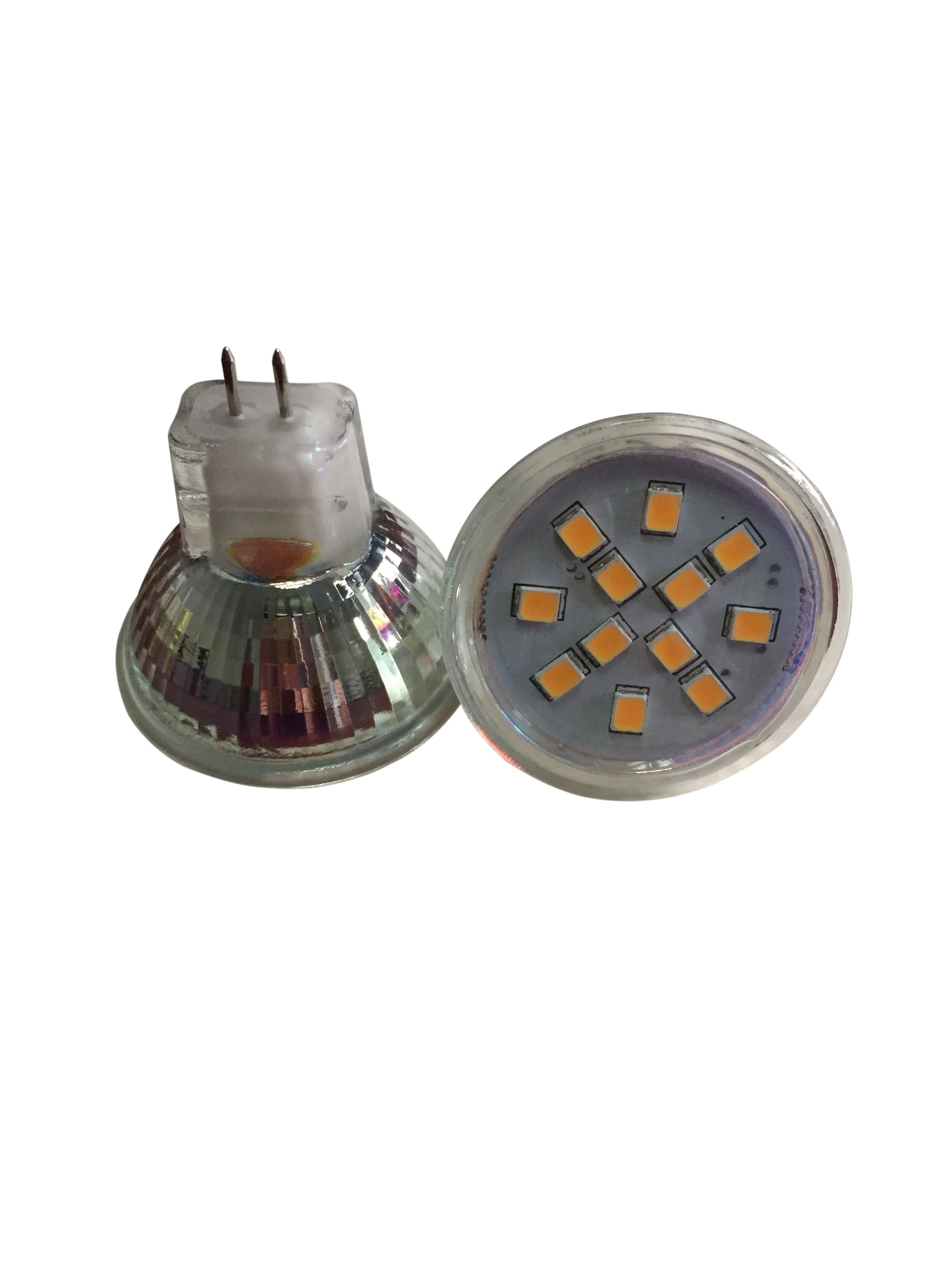 glass cover 80Ra 2.4w PMW dimmable 12v mr11 led