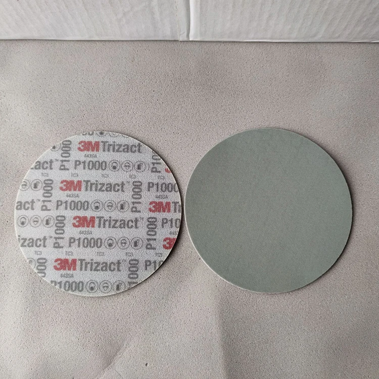 3M Trizact Hookit 443A 02090 6 in P1000 grade 15 discs per carton Blending Disc