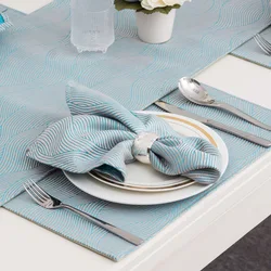 Party Wedding Decorate Beverage Cocktail Napkin Custom Polyester Linen Cotton Table Napkin