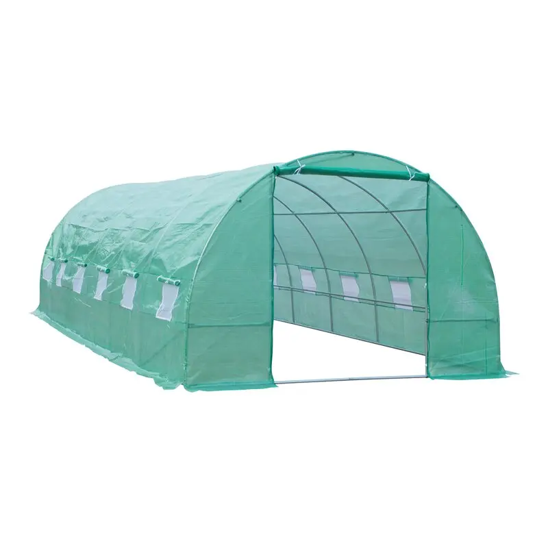 
 Выращивание Polytunnel Walk-in парниковый поли-туннель коммерческих агрикультурные теплицы  