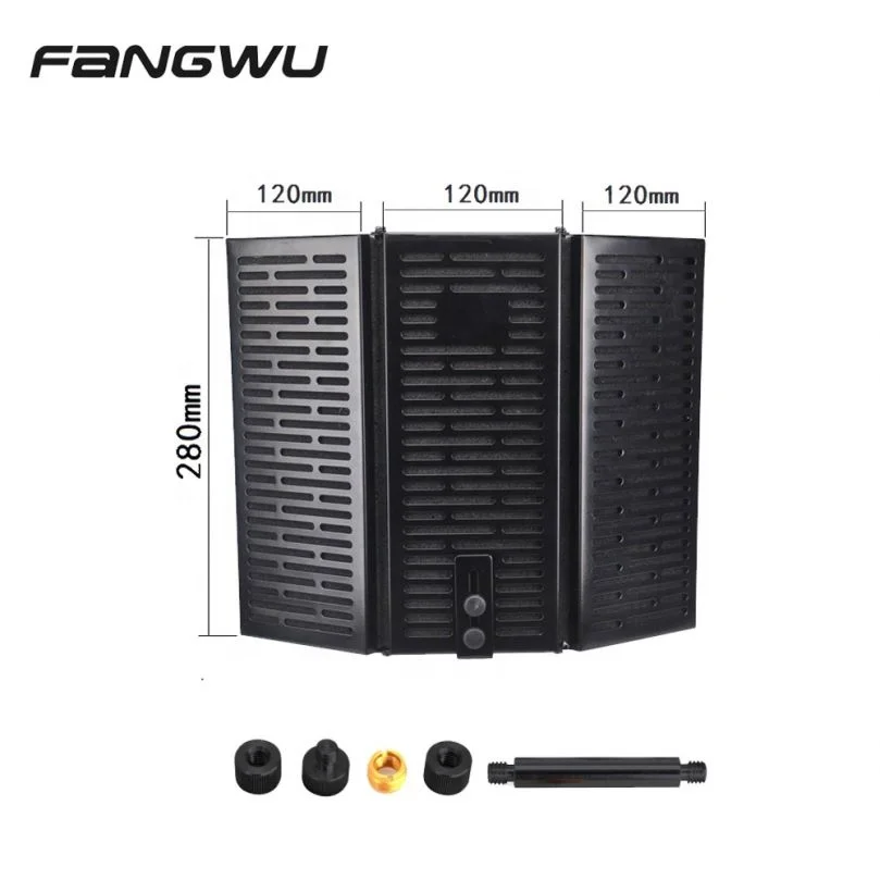 High Quality Recording Studio Equipment Vocal Reflection Baffle Sound Absorbing Foam