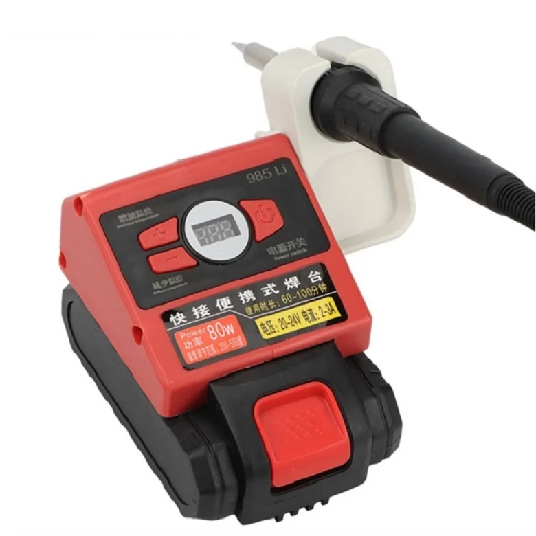 Горячая продажа литиевая батарея электронный паяльник 110V-240V прямой тип наконечника