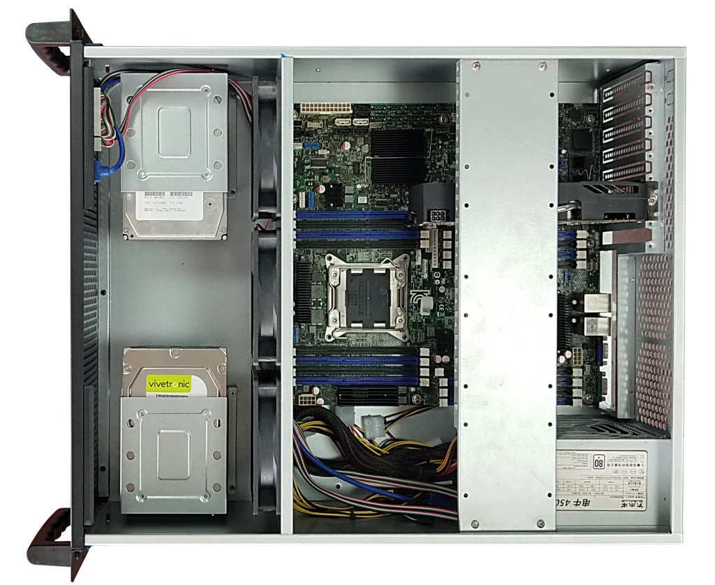 4u server case 8 pci-e slots rackmount chassis 19inch 8bays industry case support  ATX psu