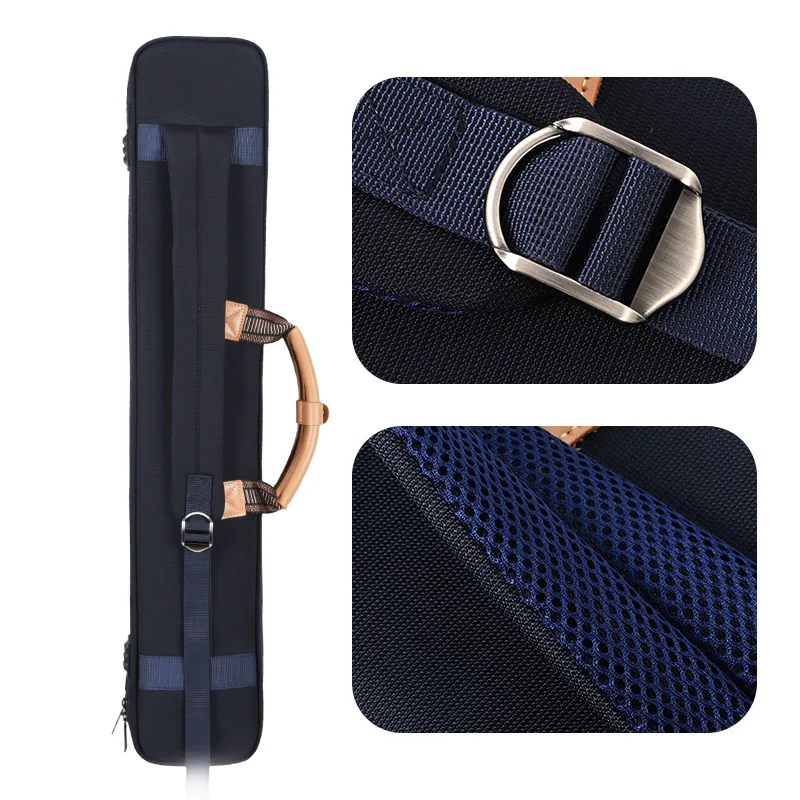 Durable portable Oxford fabric waterproof fabric wear resistance good simple snooker cue bag soft billiard cue case