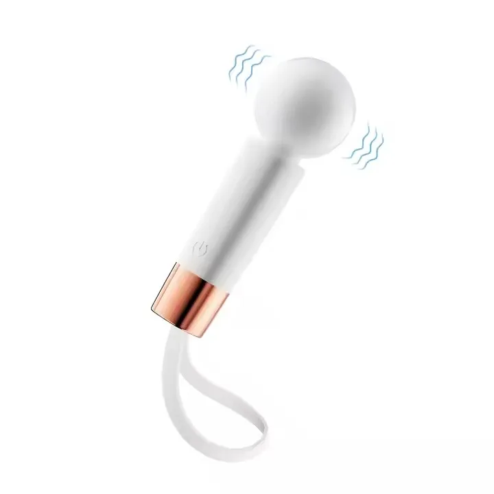 HOMI New Mini Bullet Vibrator Powerful 8 Speed USB Rechargeable Handheld Mini AV Wand Massager for Women