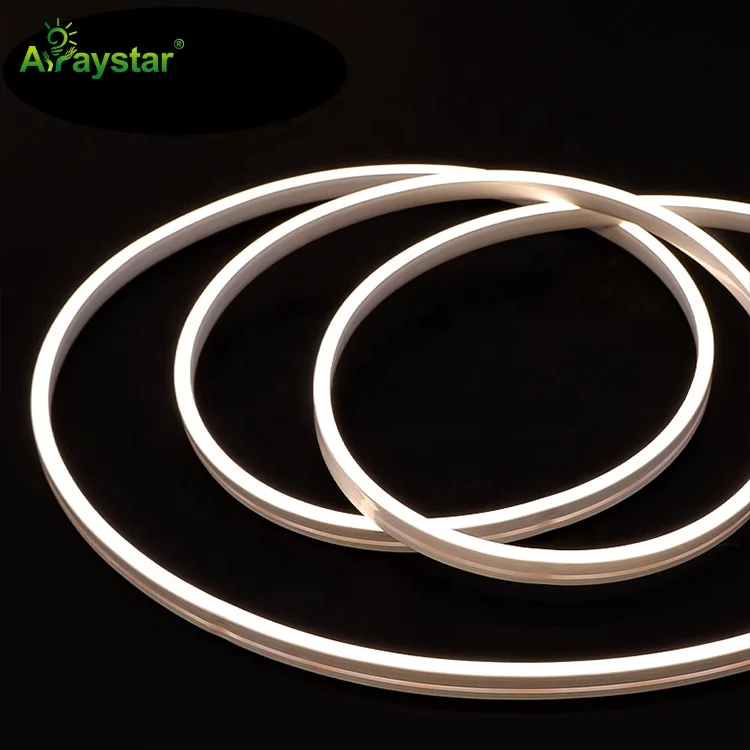 Free cut high density neon strip light 4*8mm side bend 24V IP67 flex led strip light cabinet lighting