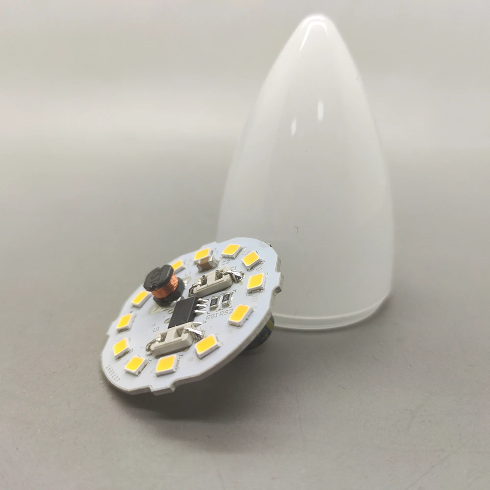 LED Candle Chandelier Light C37 3W 5W 7W 9W E14 Bulb Lamp