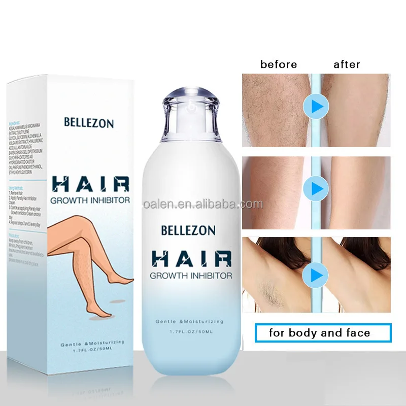 Natural Ingredient Face Arm Leg Armpit Use Hair Stop Growth Spray Hair Inhibitor Spray