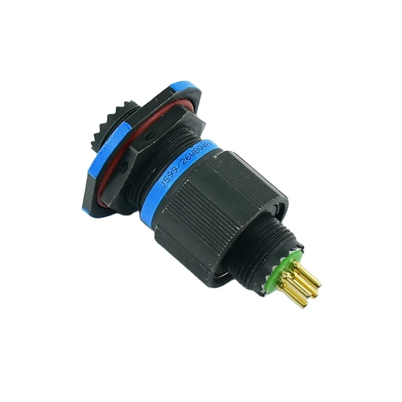 TT 38999 III series 4pin 26WB04PN D38999 J599 Electrical Mount Circular Aerospace Connector factory manufacturer