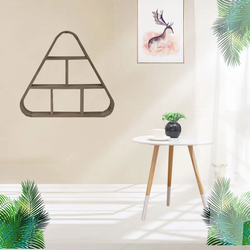 wholesale pretty wooden home decor decorative wall shelf
