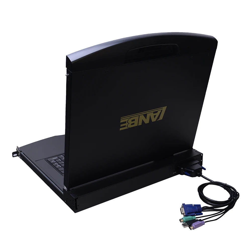 Module Design 1280*1024@60Hz 17 Inch Singlerail VGA LCD KVM Console With Monitor