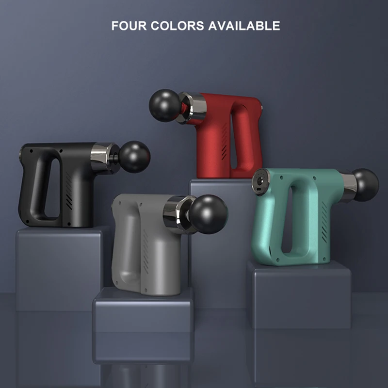 KH 740 Multi Frequency Vibration Relaxing Muscle Gun Massager Usb Rechargeable Brushless Massage Gun