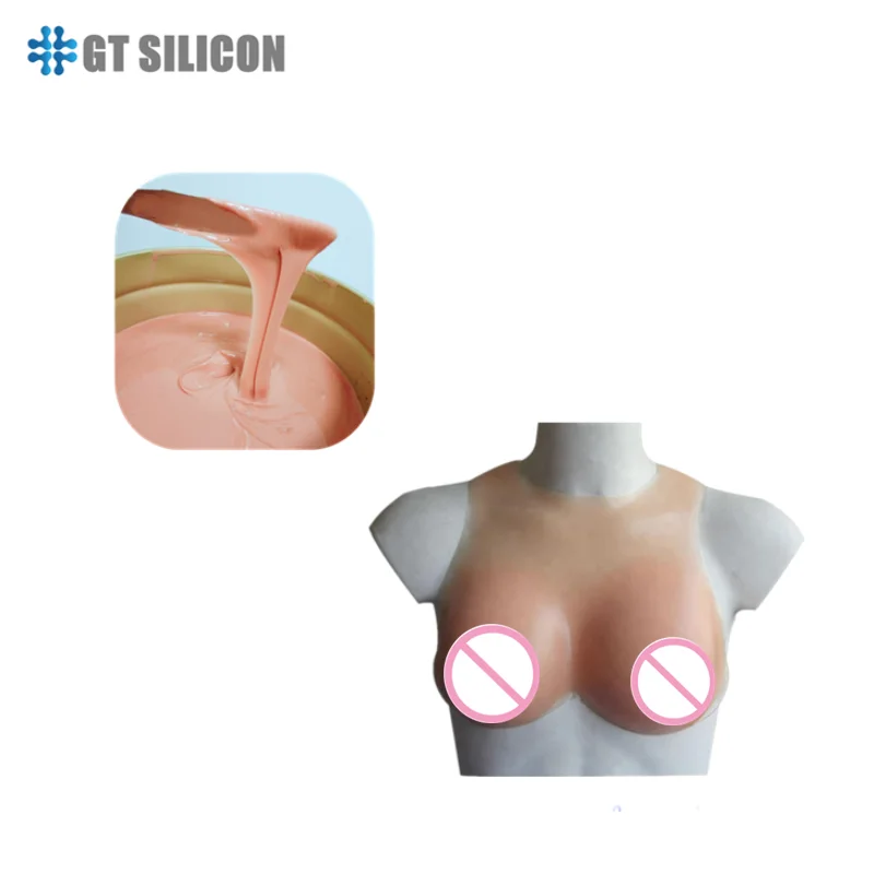 Hot Sale Medical Dragon Skin Platinum Silicone Rubber For Artificial Breast Boobs Form