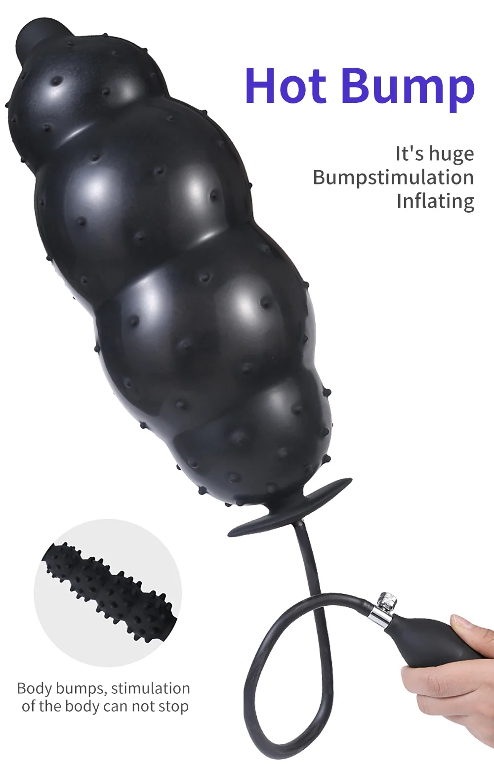 Super Large Inflatable Anal Plug Huge Big Dildo Pump Anal Dilator Expandable Men Prostate Massager Butt Plug Anal Balls Sex Toys